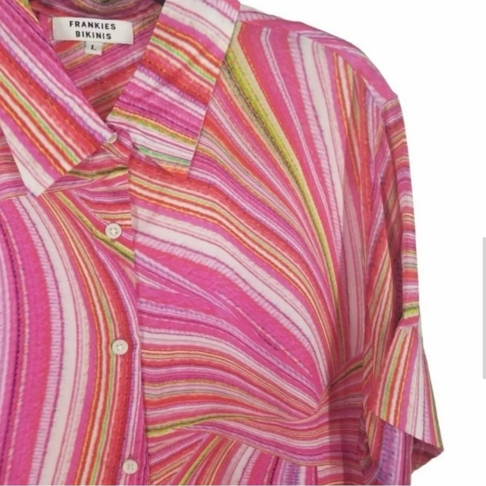 Frankie's Bikini Hailee Steinfeld Fifi Button Up Shirt size S - Picture 6 of 6